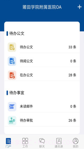 莆院附医OA截图3