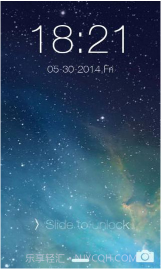 IOS7滑动解锁IOS7 SlideUnlock截图1