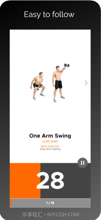 用啞鈴練全身截图3