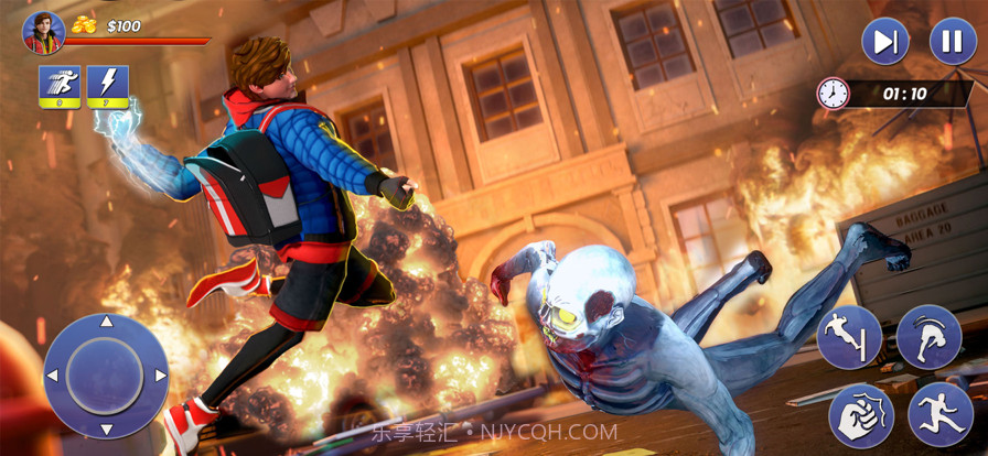 飞行绳索超级英雄战斗机2个截图4