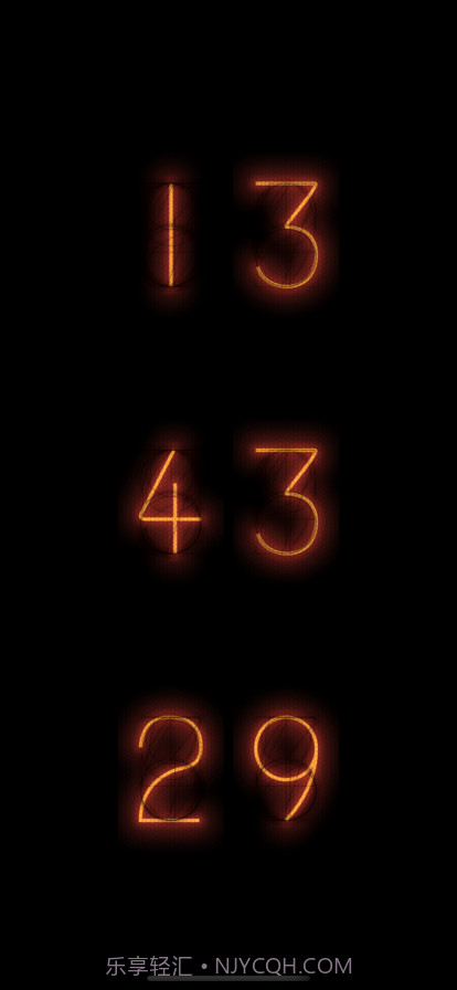 辉光时钟小组件截图3 辉光时钟小组件截图3