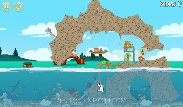 愤怒的小鸟夏季版截图2 愤怒的小鸟夏季版截图2