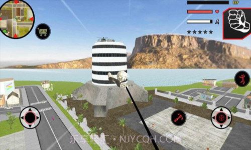 蜘蛛火柴人绳索英雄2截图1 蜘蛛火柴人绳索英雄2截图1