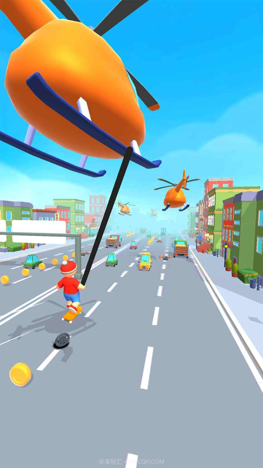 勾车跑酷截图1 勾车跑酷截图1