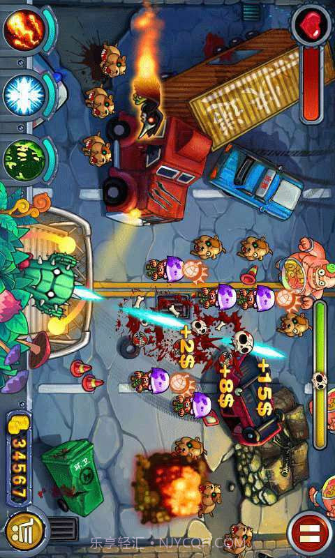 疯狂植物横扫僵尸截图4