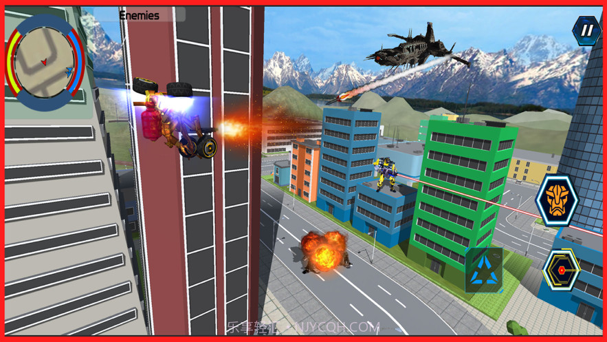 超级蜜蜂机器人变形游戏截图3