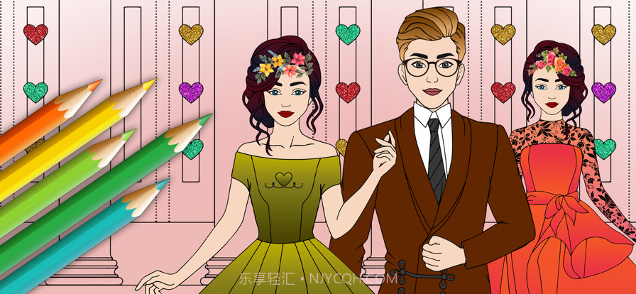 婚礼着色换装书截图1 婚礼着色换装书截图1