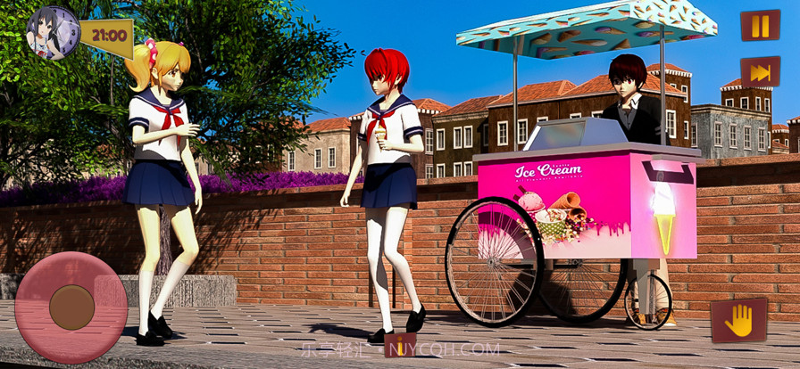 动漫高中樱花少女截图2