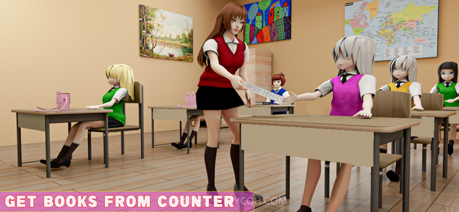 动漫女高中生的生活截图5 动漫女高中生的生活截图5