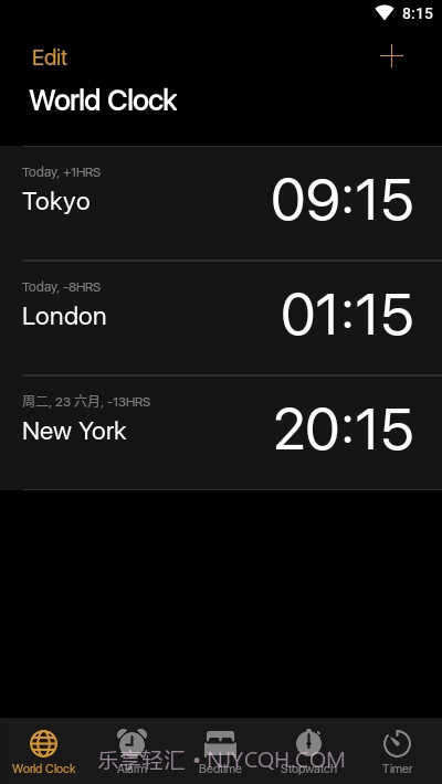 iOS13时钟（Clock）截图2