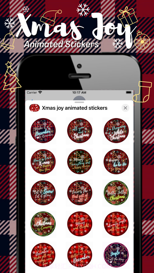 Xmasjoyanimatedstickers截图3 Xmasjoyanimatedstickers截图3