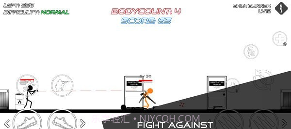 火柴人战争鲜血打击截图1