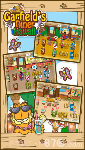 加菲猫餐厅: 夏威夷篇截图2 加菲猫餐厅: 夏威夷篇截图2