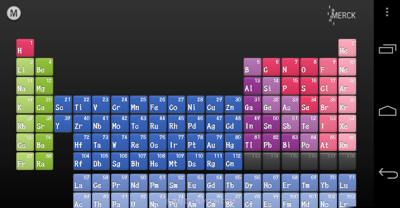元素周期表 Merck PTE截图2