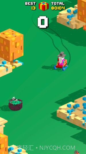 像素滑轮车截图2