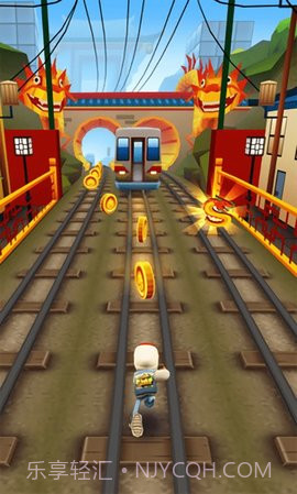 地铁跑酷北京版截图2 地铁跑酷北京版截图2