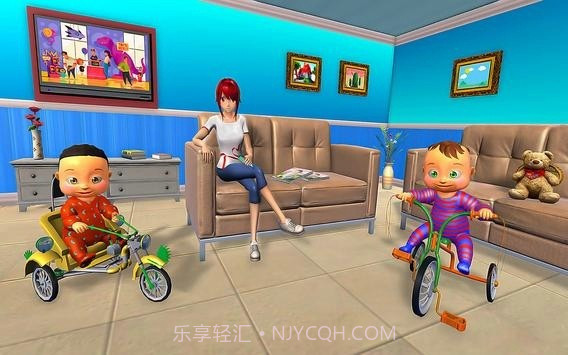 双胞胎妈妈模拟器截图1 双胞胎妈妈模拟器截图1
