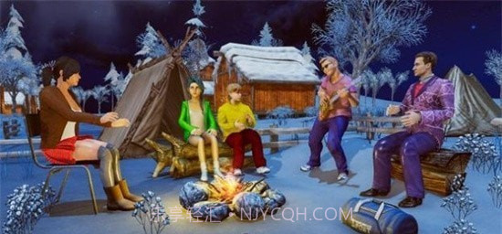 寒假露营模拟截图3 寒假露营模拟截图3