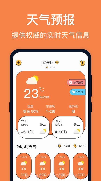 台风天气预报截图1