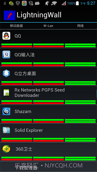 Lightningwall(闪电防火墙)V3.7.1 for Android 汉化截图2 Lightningwall(闪电防火墙)V3.7.1 for Android 汉化截图2