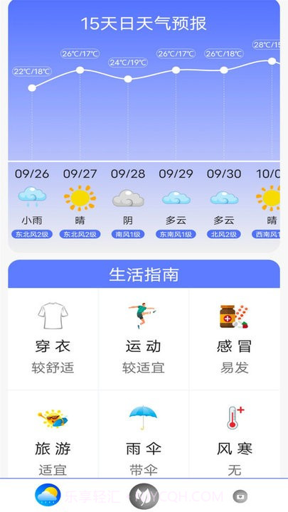 天气预报实时通截图2