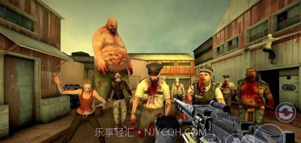 僵尸3D死城射击截图1