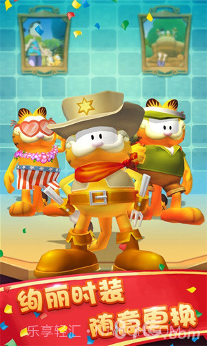 加菲猫酷跑美国之旅中文版截图2 加菲猫酷跑美国之旅中文版截图2