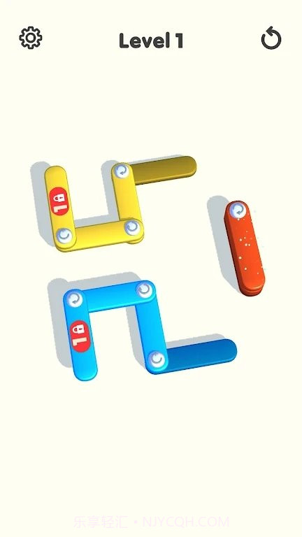 别针旋转拼图游戏截图1