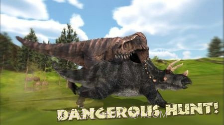 饥饿的霸王龙岛屿恐龙狩猎截图1