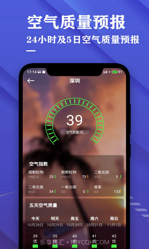 天王星日历天气预报截图2