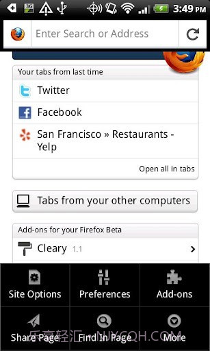 火狐手机浏览器(Firefox)截图2 火狐手机浏览器(Firefox)截图2
