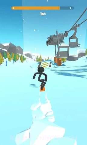 Stickman Snow Ride截图3