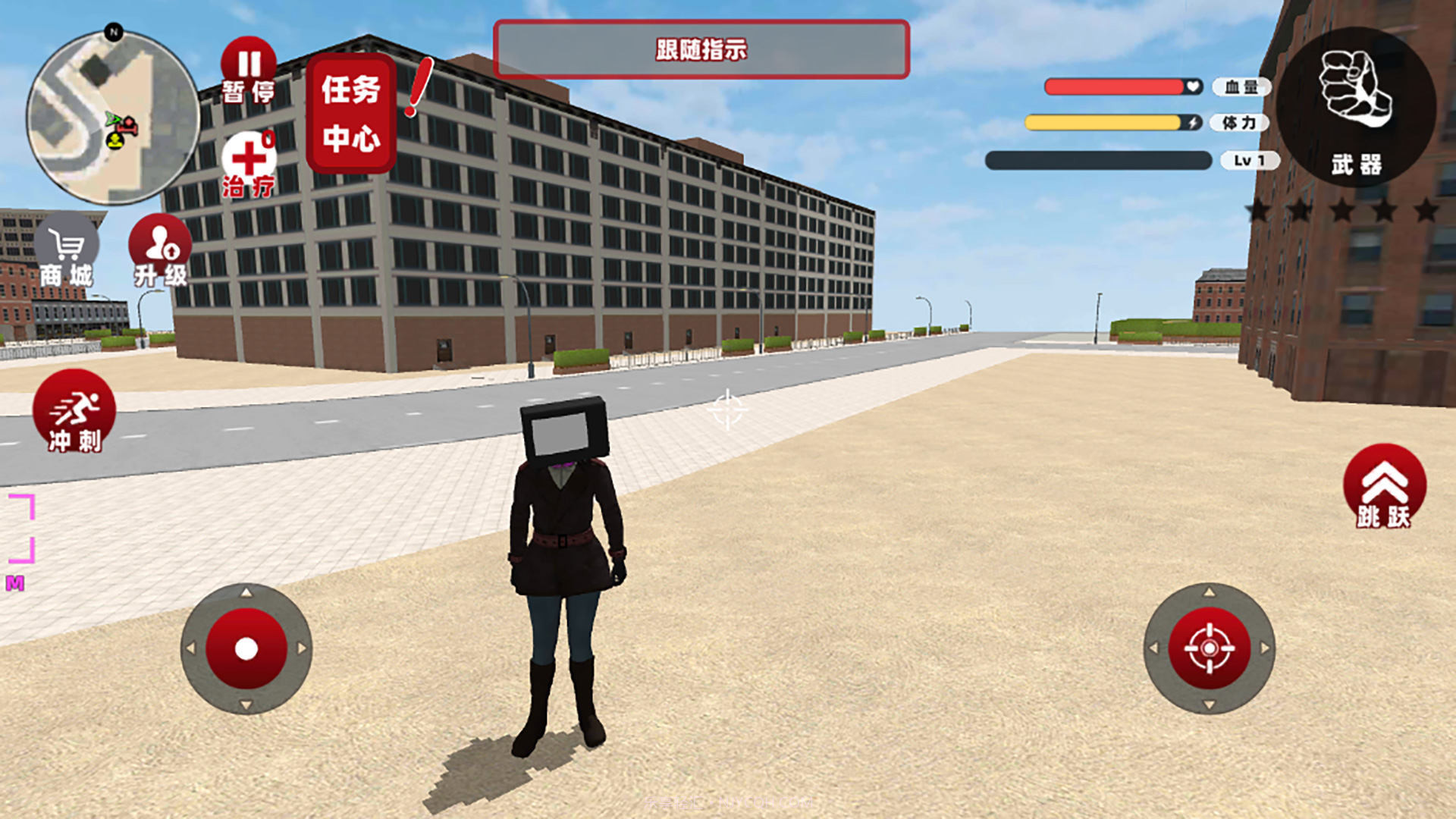 女电视人大战泰坦人截图3 女电视人大战泰坦人截图3