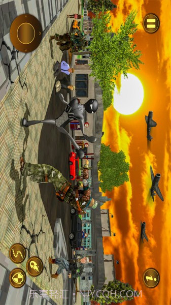 火柴人绳索英雄城市截图1