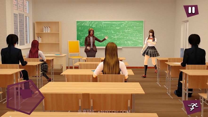 动漫学校的女孩生活模拟器3D截图2 动漫学校的女孩生活模拟器3D截图2