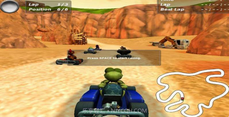 疯狂小鸡卡丁车3截图1 疯狂小鸡卡丁车3截图1