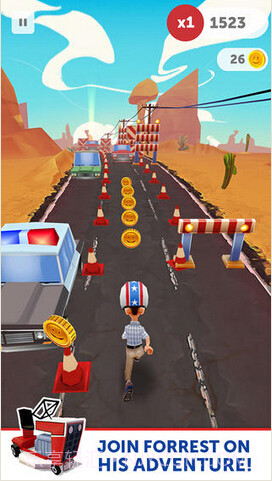 阿甘快跑游戏截图1 阿甘快跑游戏截图1