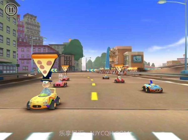 加菲猫卡丁车游戏截图1 加菲猫卡丁车游戏截图1