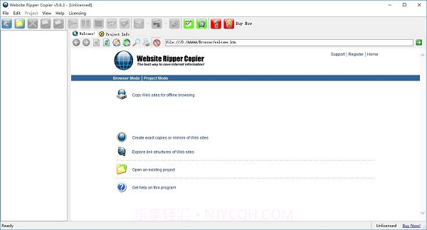 website ripper copier(离线浏览器)截图1 website ripper copier(离线浏览器)截图1
