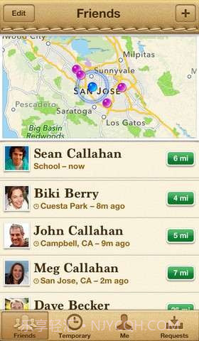 查找我的朋友截图1