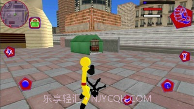 警察火柴人绳索英雄截图5