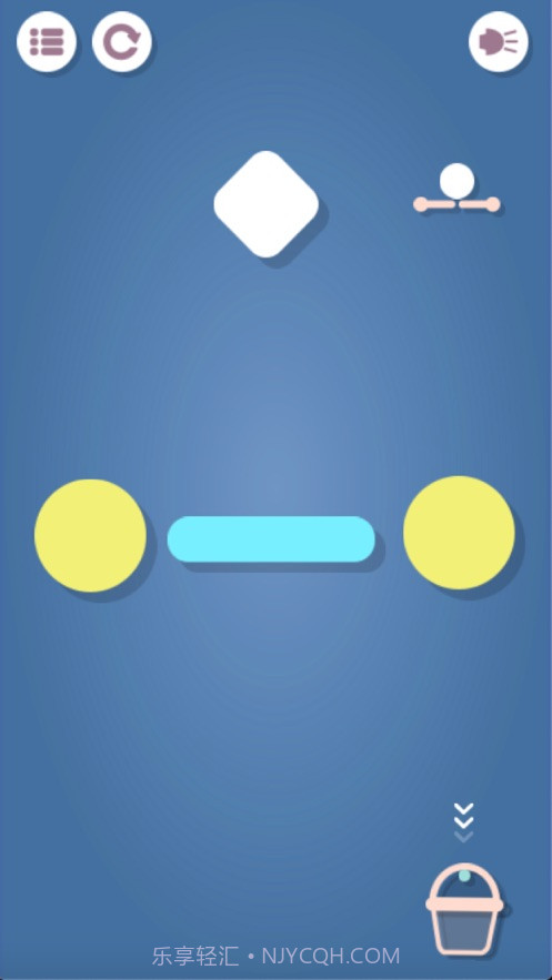 快乐水桶球球向下冲截图2