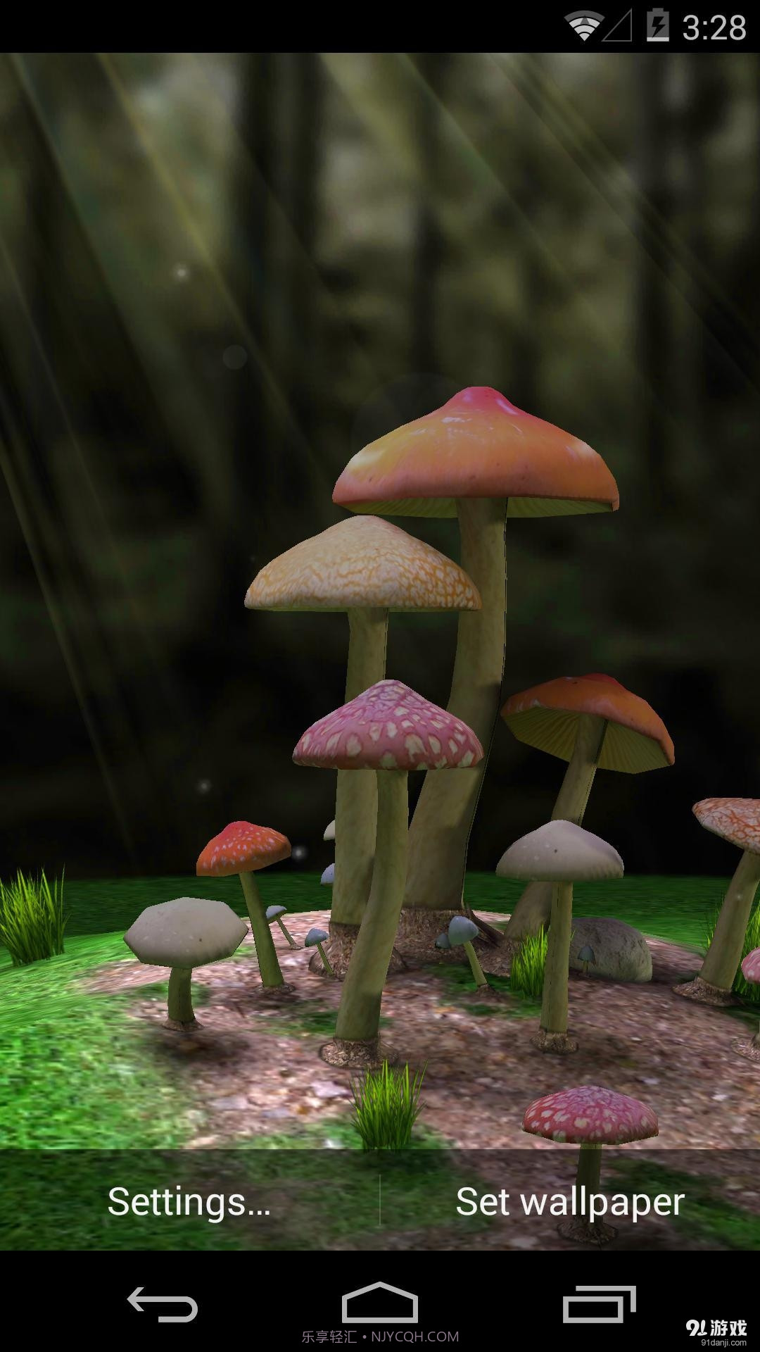 3D蘑菇:梦象动态壁纸截图5 3D蘑菇:梦象动态壁纸截图5