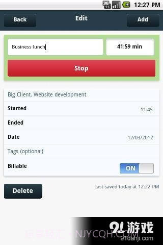 Toggl截图1 Toggl截图1