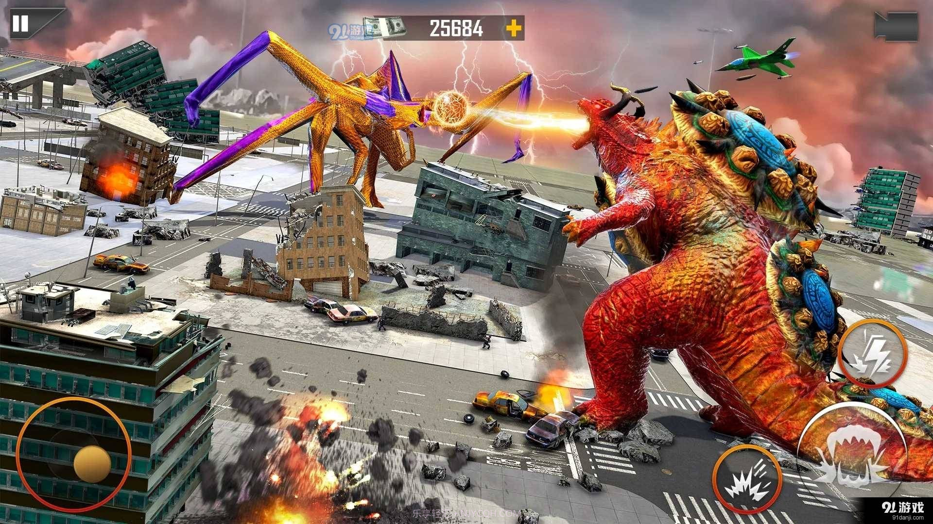 致命的恐龙袭击愤怒的大猩猩截图3