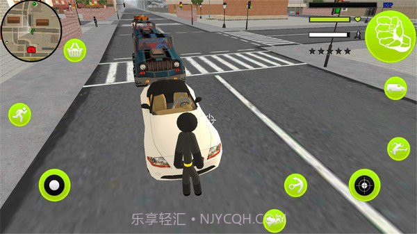 火柴人蝙蝠绳索侠截图1