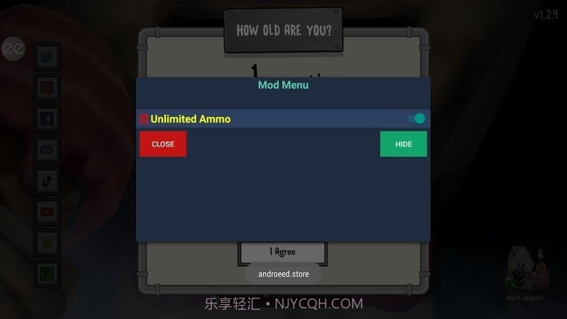 恐怖冰淇淋5内置MOD菜单截图2 恐怖冰淇淋5内置MOD菜单截图2