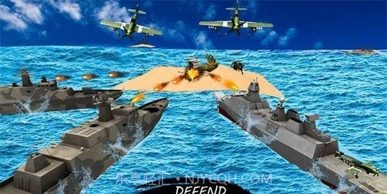 导弹发射战舰岛屿战争截图2
