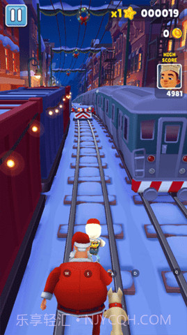 地铁跑酷圣诞版(Subway Surf)截图1 地铁跑酷圣诞版(Subway Surf)截图1