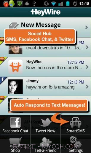 国际免费短信 HeyWire截图1 国际免费短信 HeyWire截图1